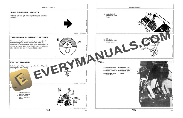 John Deere 544E, 544E LL, 544E TC, 624E, 644E Loader Operator Manual OMT131709 4 John Deere 544E, 544E LL, 544E TC, 624E, 644E Loader Operator Manual OMT131709 - Image 2