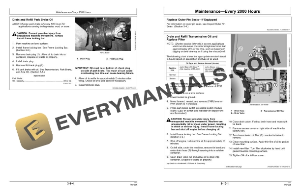 John Deere 544K-II 4WD Loader Operator Manual OMT386124X19 4 John Deere 544K-II 4WD Loader Operator Manual OMT386124X19 - Image 2