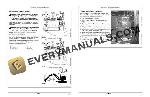 John Deere 60D Excavator Operator Manual OMT244925 4 John Deere 60D Excavator Operator Manual OMT244925 - Image 2