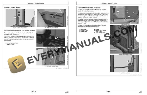 John Deere 624 P 4WD Loader Operator Manual OMT483919X019 4 John Deere 624 P 4WD Loader Operator Manual OMT483919X019 - Image 2