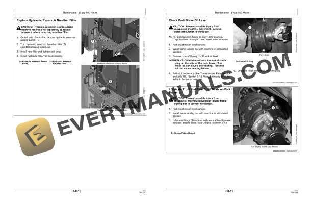 John Deere 624K 4WD Loader Operator Manual OMT317731 4 John Deere 624K 4WD Loader Operator Manual OMT317731 - Image 2