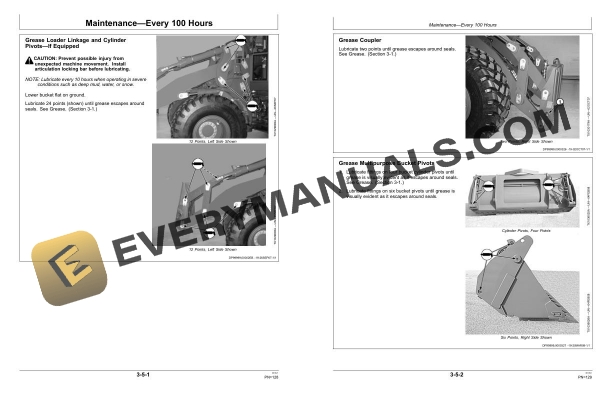 John Deere 624KR Loader Operator Manual OMT234419 4 John Deere 624KR Loader Operator Manual OMT234419 - Image 2