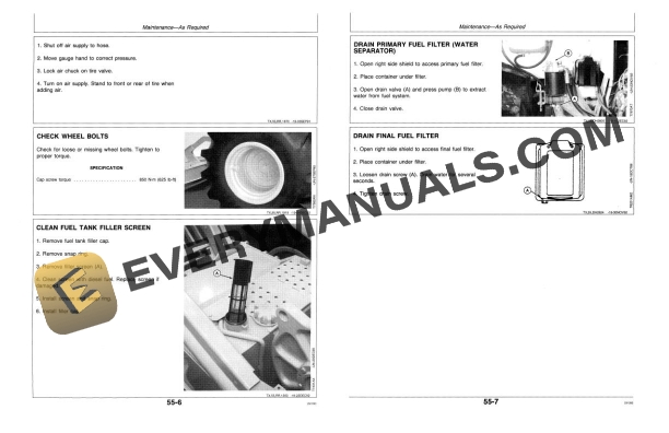 John Deere 640E Skidder, 648E Grapple Skidder Operator Manual OMT151423 4 John Deere 640E Skidder, 648E Grapple Skidder Operator Manual OMT151423 - Image 2