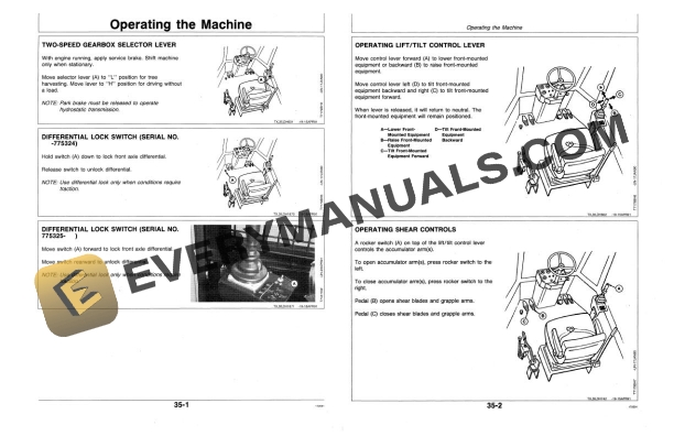 John Deere 643D Feller Buncher Operator Manual OMT136030 2 John Deere 643D Feller Buncher Operator Manual OMT136030 - Image 2
