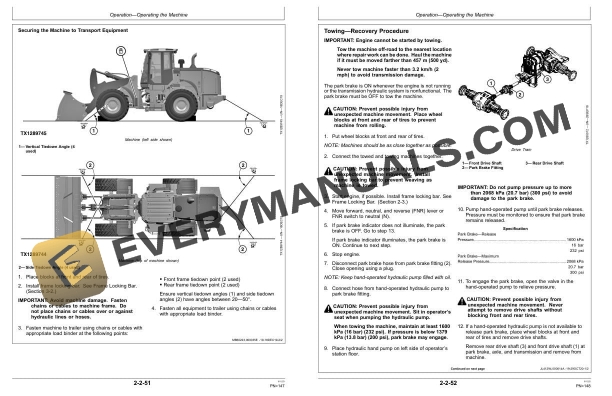 John Deere 644 X 4WD Loader Operator Manual OMT483921X019 2 John Deere 644 X 4WD Loader Operator Manual OMT483921X019 - Image 2