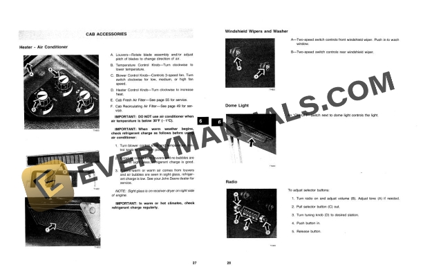 John Deere 644C Loader Operator Manual OMT76621 2 John Deere 644C Loader Operator Manual OMT76621 - Image 2