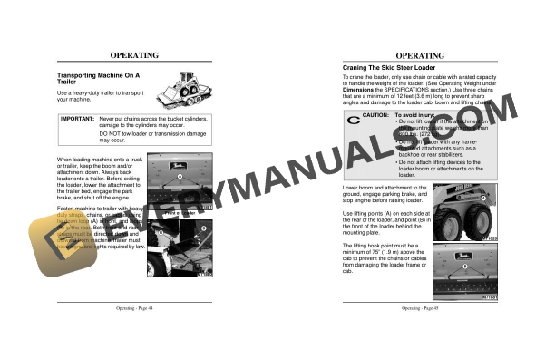 John Deere 6675, 7775 Skid Steer Loader Operator Manual OMM120995 4 John Deere 6675, 7775 Skid Steer Loader Operator Manual OMM120995 - Image 2