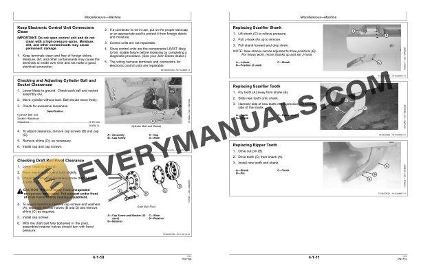 John Deere 670D, 672D, 770D, 772D, 870D, 872D Motor Grader Operator Manual OMT202890 4 John Deere 670D, 672D, 770D, 772D, 870D, 872D Motor Grader Operator Manual OMT202890 - Image 2
