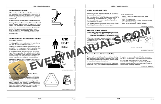 John Deere 670G, 670GP, 672G, 672GP Motor Grader Operator Manual OMT278206 4 John Deere 670G, 670GP, 672G, 672GP Motor Grader Operator Manual OMT278206 - Image 2