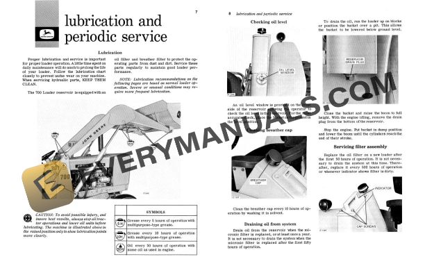 John Deere 700 Loader Operator Manual OMU15511 4 John Deere 700 Loader Operator Manual OMU15511 - Image 2