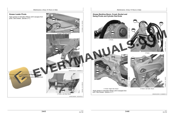 John Deere 710J Backhoe Loader Operator Manual OMT211052 4 John Deere 710J Backhoe Loader Operator Manual OMT211052 - Image 2