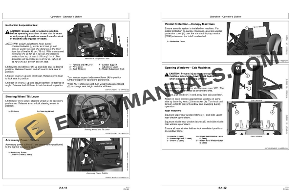 John Deere 710K Backhoe Loader Operator Manual OMT304357 4 John Deere 710K Backhoe Loader Operator Manual OMT304357 - Image 2