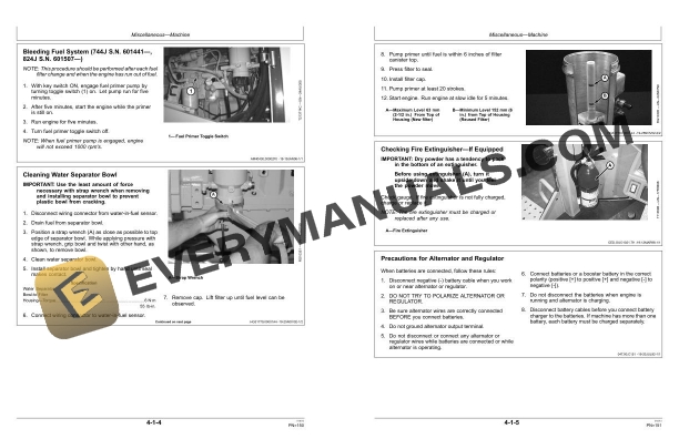 John Deere 744J, 824J Loader Operator Manual OMT200785 4 John Deere 744J, 824J Loader Operator Manual OMT200785 - Image 2