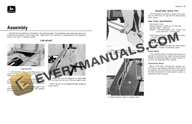John Deere 7630 Knuckleboom Loader Operator Manual OMGA10484 4 John Deere 7630 Knuckleboom Loader Operator Manual OMGA10484 - Image 2
