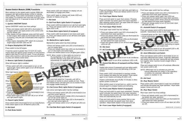 John Deere 770G, 772G Motor Grader Operator Manual OMT429556X19 2 John Deere 770G, 772G Motor Grader Operator Manual OMT429556X19 - Image 2