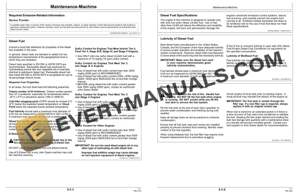 John Deere 844 P, 904 P 4WD Loader Operator Manual OMT473605X019 2 John Deere 844 P, 904 P 4WD Loader Operator Manual OMT473605X019 - Image 2