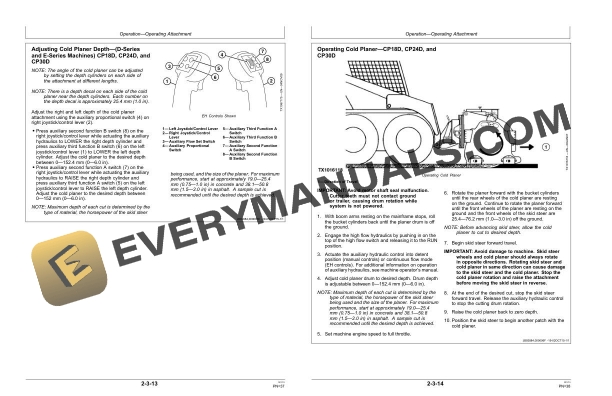 John Deere CP12D, CP18D, CP24D, CP30D Cold Planer Operator Manual OMT372805X19 2 John Deere CP12D, CP18D, CP24D, CP30D Cold Planer Operator Manual OMT372805X19 - Image 2