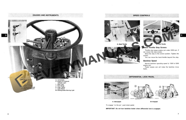 John Deere JD310-A Backhoe Loader Operator Manual OMT66837 2 John Deere JD310-A Backhoe Loader Operator Manual OMT66837 - Image 2