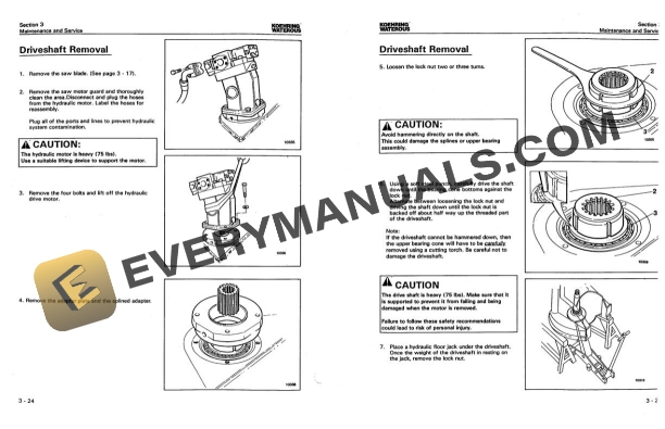 John Deere Koehring Waterous 18 inch Swing to Tree Disc Saw Felling Head Operator Manual F276730 4 John Deere Koehring Waterous 18 inch Swing to Tree Disc Saw Felling Head Operator Manual F276730 - Image 2