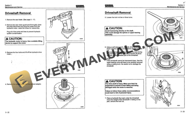 John Deere Koehring Waterous 20 inch Drive To Tree Disc Saw Felling Head Operator Manual F276732 4 John Deere Koehring Waterous 20 inch Drive To Tree Disc Saw Felling Head Operator Manual F276732 - Image 2