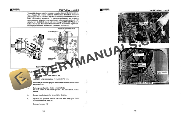 John Deere Koehring Waterous 300 Feller Forwarder Operator Manual 214-1624-1 4 John Deere Koehring Waterous 300 Feller Forwarder Operator Manual 214-1624-1 - Image 2