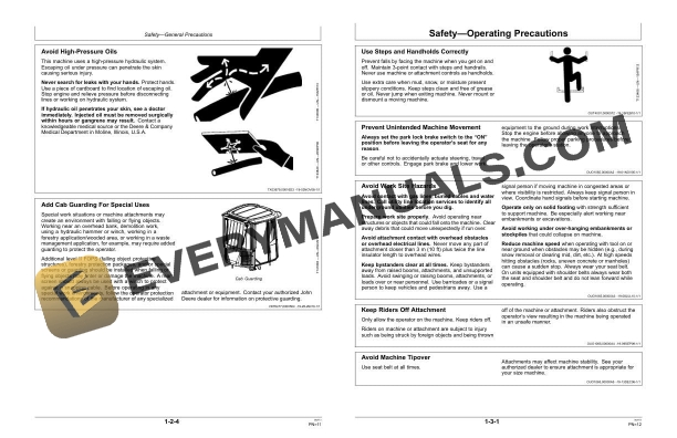 John Deere PA15, PA30, CA15, CA25 Planetary and Chain Drive Auger Operator Manual OMT204105 4 John Deere PA15, PA30, CA15, CA25 Planetary and Chain Drive Auger Operator Manual OMT204105 - Image 2