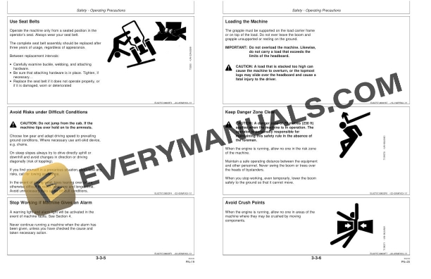 John Deere Timberjack 1010D Forwarder Operator Manual OMF069353 4 John Deere Timberjack 1010D Forwarder Operator Manual OMF069353 - Image 2
