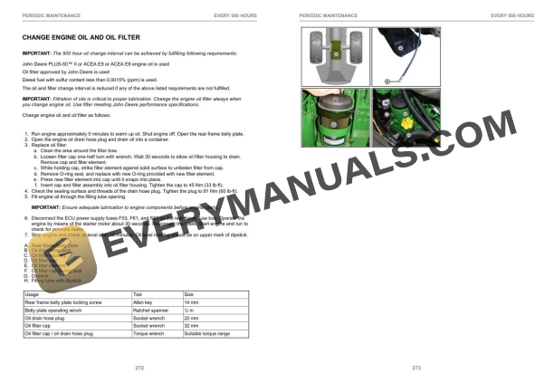 John Deere 1270G Final Tier 4 CTL Harvester Operator Instruction F708897 4 John Deere 1270G Final Tier 4 CTL Harvester Operator Instruction F708897 - Image 2