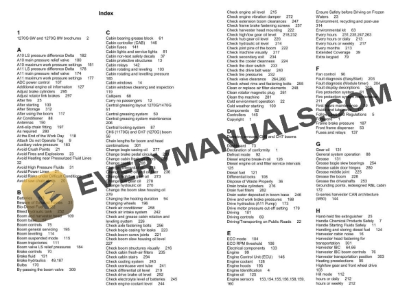 John Deere 1270G Tier 3, Tier 2 CTL Harvester Operator Instruction F691043 4 John Deere 1270G Tier 3, Tier 2 CTL Harvester Operator Instruction F691043 - Image 2