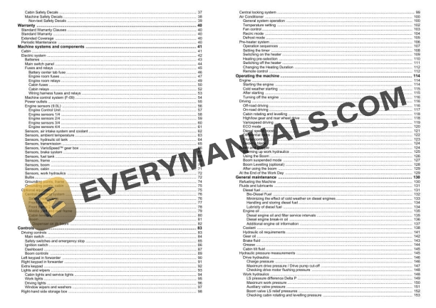 John Deere 1910E CTL Forwarder Operator Instruction F075026 2 John Deere 1910E CTL Forwarder Operator Instruction F075026 - Image 2