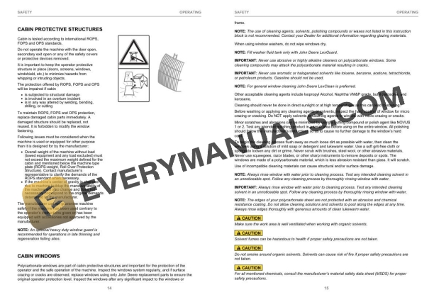 John Deere 1910G Final Tier 4 CTL Forwarder Operator Instruction F674334 4 John Deere 1910G Final Tier 4 CTL Forwarder Operator Instruction F674334 - Image 2