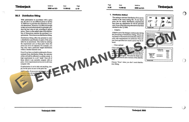 John Deere Timberjack 300 Measuring and Control System Operator Manual F059145 4 John Deere Timberjack 300 Measuring and Control System Operator Manual F059145 - Image 2