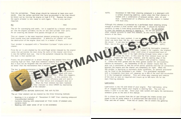 John Deere Timberjack 550 Series Skidder Operator Manual 550001 2 John Deere Timberjack 550 Series Skidder Operator Manual 550001 - Image 2