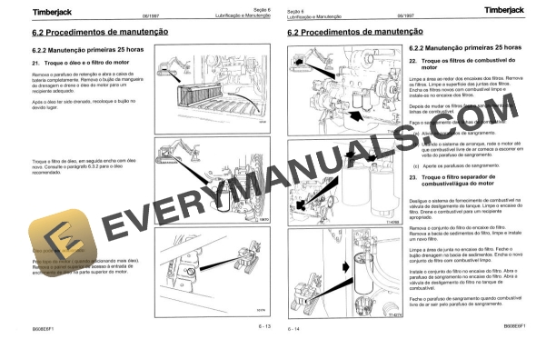 John Deere Timberjack 608 TFB Excavator Operator Manual F286681 2 John Deere Timberjack 608 TFB Excavator Operator Manual F286681 - Image 2