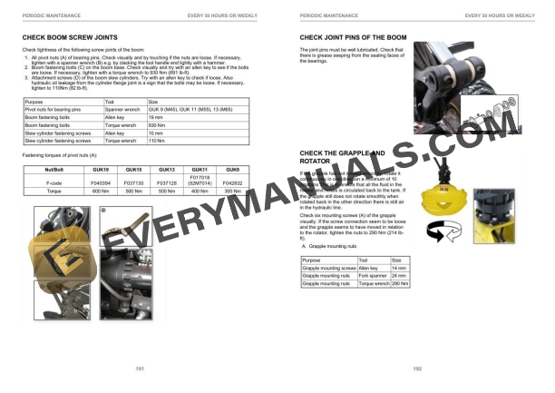 John Deere Timberjack 810E CTL Forwarder Operator Instruction F075007 2017 4 John Deere Timberjack 810E CTL Forwarder Operator Instruction F075007 2017 - Image 2