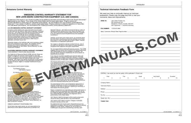 John Deere 848G, 660D Skidder Operator Manual F386464 2 John Deere 848G, 660D Skidder Operator Manual F386464 - Image 2