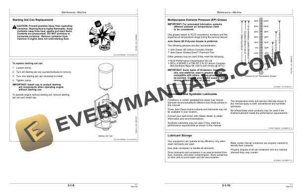 John Deere 853J, 903J, 953J, 909J, 959J Tracked Feller Buncher Operator Manual F392597 4 John Deere 853J, 903J, 953J, 909J, 959J Tracked Feller Buncher Operator Manual F392597 - Image 2