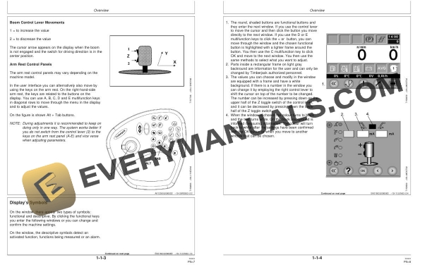 John Deere Timberjack TMC Control System Forwarder ver 4.05 Operator Manual OMF063450 2 John Deere Timberjack TMC Control System Forwarder ver 4.05 Operator Manual OMF063450 - Image 2