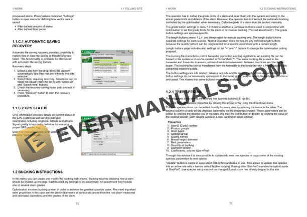John Deere TimberMatic H-16 2.8.x Operator Instruction F692308 2 John Deere TimberMatic H-16 2.8.x Operator Instruction F692308 - Image 2