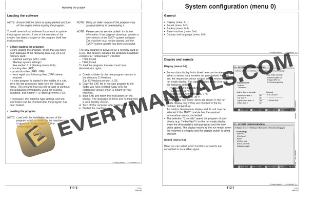 John Deere Timberjack Timbermatic 700, 900 Control System Operator Manual OMF069170 2 John Deere Timberjack Timbermatic 700, 900 Control System Operator Manual OMF069170 - Image 2