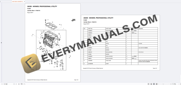 John Deere 2653B Trim and Surrounds Mower Parts Catalog PC9587 19OCT23 PDF 5 John Deere 2653B Trim and Surrounds Mower Parts Catalog PC9587 19OCT23 PDF - Image 3