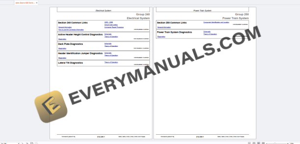 John Deere 600 Series Corn Heads Technical Manual TM100219 01Nov07 PDF 4 John Deere 600 Series Corn Heads Technical Manual TM100219 01Nov07 PDF - Image 2