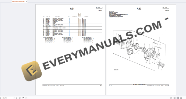 John Deere 665R, 666, 666R Row Crop Header Parts Catalog PC4251 30NOV00 PDF 4 John Deere 665R, 666, 666R Row Crop Header Parts Catalog PC4251 30NOV00 PDF - Image 2