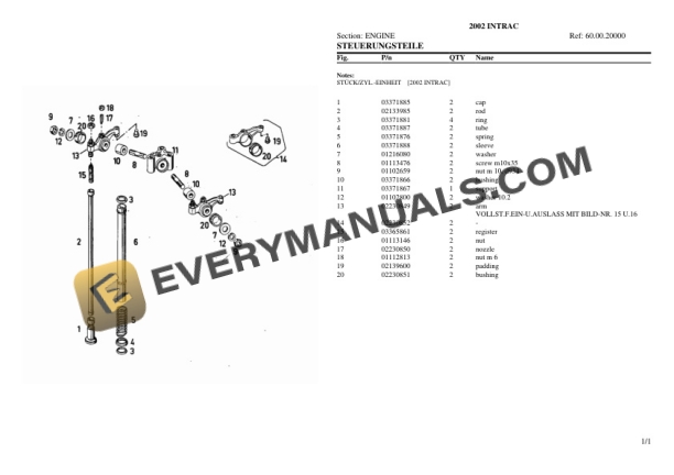 Deutz-Fahr 2002 INTRAC Tractor Parts Catalog PDF-2