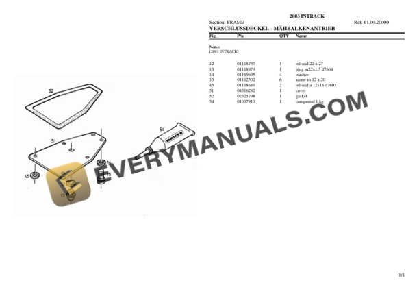 Deutz-Fahr 2003 INTRACK Tractor Parts Catalog PDF-3