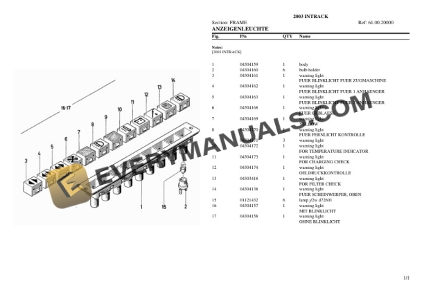 Deutz-Fahr 2003 INTRACK Tractor Parts Catalog PDF-4