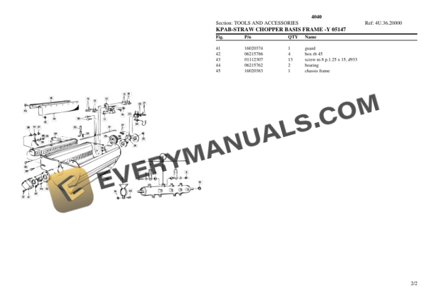 Deutz-Fahr 4040 Tractor Parts Catalog PDF-4