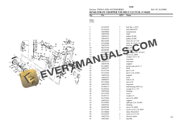 Deutz-Fahr 5530 Tractor Parts Catalog PDF-5