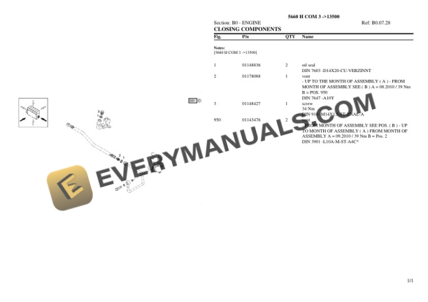 Deutz-Fahr 5660 H COM 3 (13500) Tractor Parts Catalog PDF 4 Deutz-Fahr 5660 H COM 3 (13500) Tractor Parts Catalog PDF - Image 2