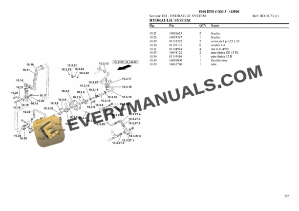 Deutz-Fahr 5660 HTS COM 3 (13500) Tractor Parts Catalog PDF 5 Deutz-Fahr 5660 HTS COM 3 (13500) Tractor Parts Catalog PDF - Image 3